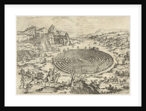 The labyrinth Kretische by Matthys Cock