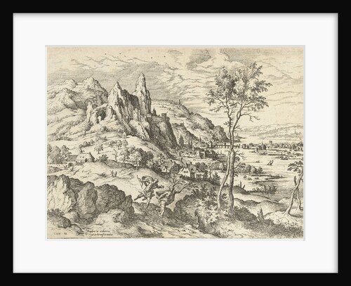 Daphne transformed into a laurel tree by Matthys Cock