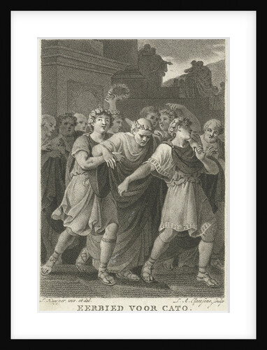 People go to the feast in honor of Cato by Jacques Kuyper