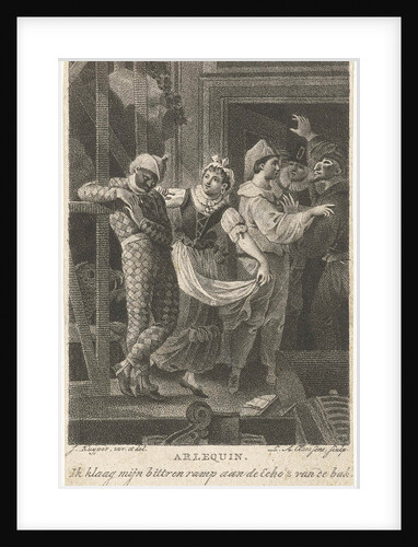 Harlequin on the scene by Lambertus Antonius Claessens