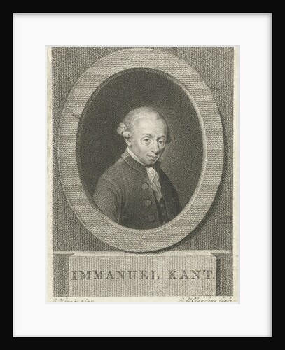 Portrait of Immanuel Kant by Lambertus Antonius Claessens