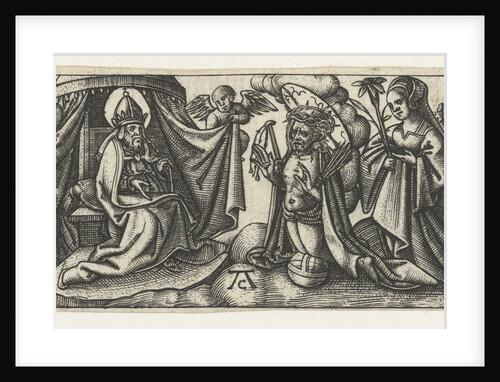 Christ before God's throne by Monogrammist AC