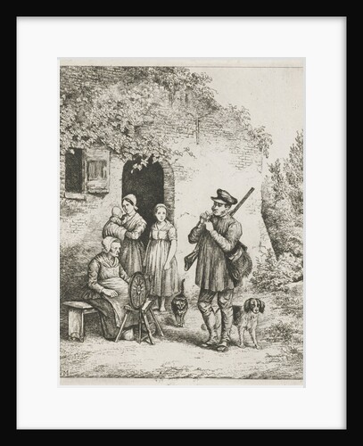 Society for the door of a house by Christiaan Wilhelmus Moorrees