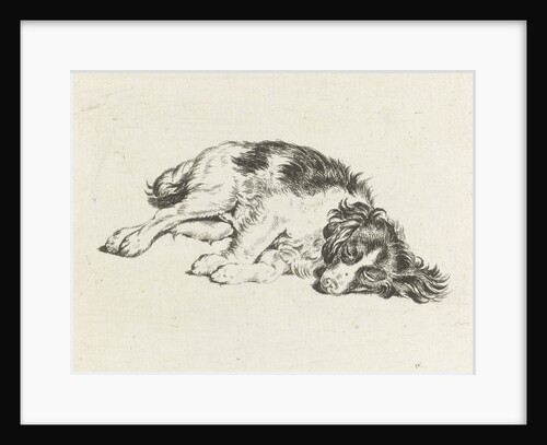 Sleeping dog by Hendrik Godart de Marée