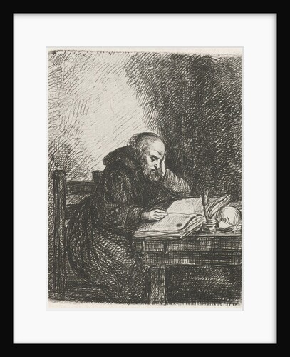 Reading monk by David van der Kellen II