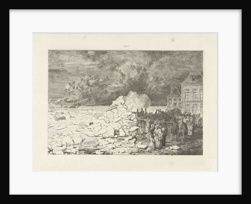 Breaking the ice in Arnhem, The Nethelands by Alexander Ver Huell or Verhuell