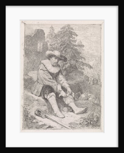 Wounded soldier by David van der Kellen III