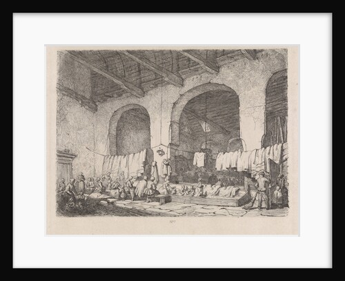 Wounded soldier by Victims of the flood in the Geertekerk Utrecht