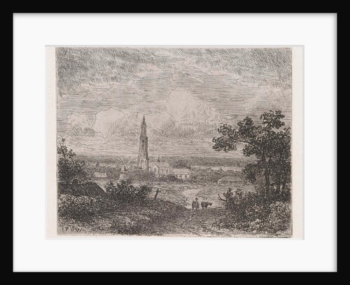 View of Rhenen (?) by Johannes Pieter van Wisselingh