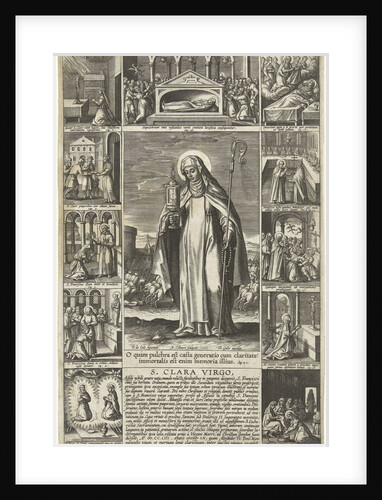 Saint Clare by Theodoor Galle