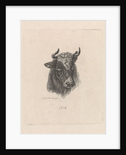 Boy with cow by Frederik Lodewijk Huygens