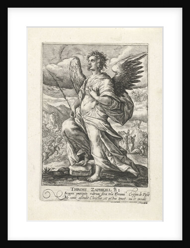 Archangel Zaphkiël by Crispijn van de Passe I