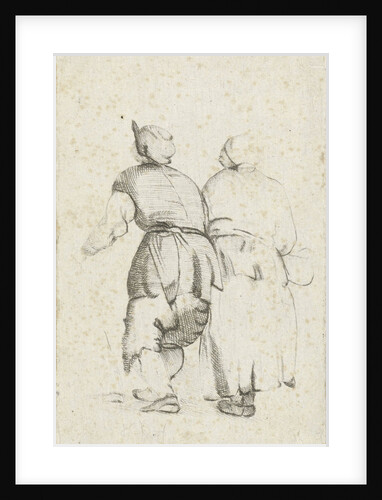 Pair seen from the back by Cornelis Adrianus van Hoogstraten
