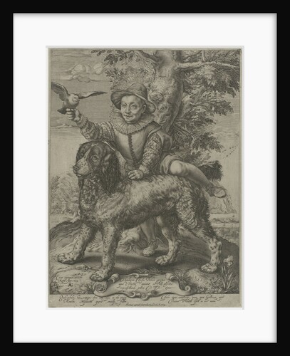 Portrait of Frederik de Vries, Raffaello Guidi by Petrus Scriverius