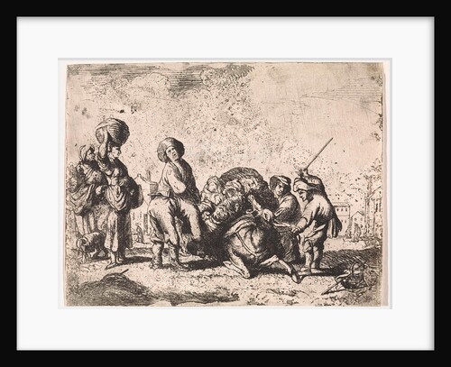 The braying donkey by Cornelis de Wael