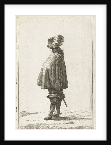 A man with hat seen from the back by Joannes Bemme
