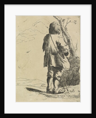 Standing man seen from the back by Monogrammist PG