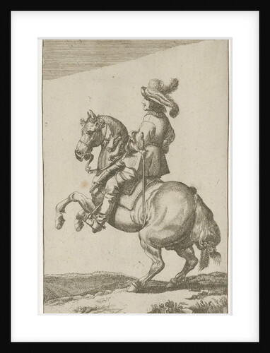 Rider on a rearing horse by Jan Martszen the Younger