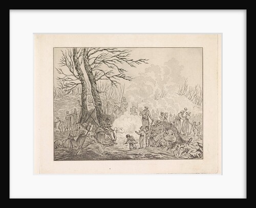 Cossack camp by Pieter Bartholomeusz. Barbiers