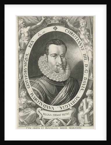 Portrait of King Christian IV of Denmark and Norway by Jan Harmensz. Muller