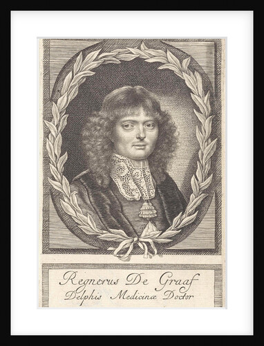 Portrait of Reinier de Graaf by Anna Maria van Schurman