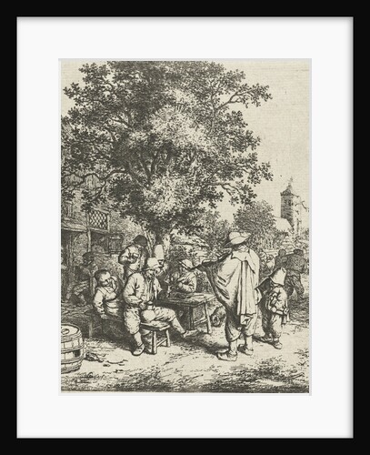 Violin Player and a young winch turner by Adriaen van Ostade