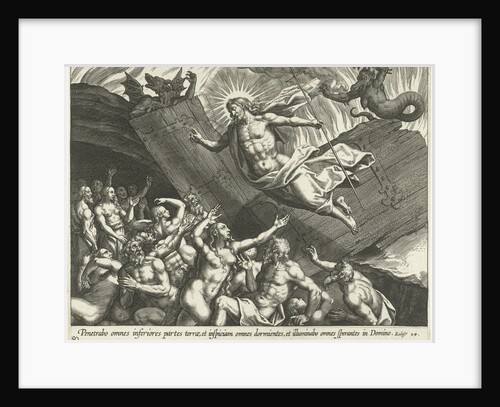 Christ in limbo by Adriaen Collaert