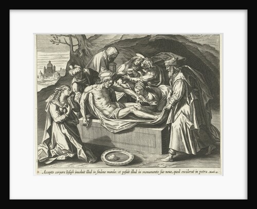 Entombment of Christ by Adriaen Collaert