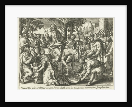 Entry into Jerusalem by Adriaen Collaert