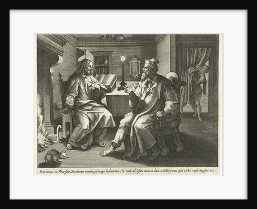 Conversation with Nicodemus by Adriaen Collaert