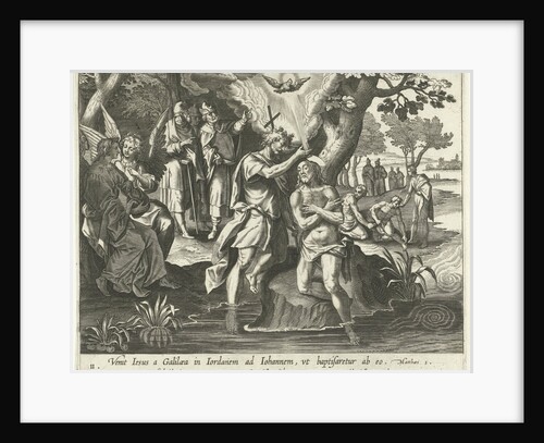 Baptism of Christ by Adriaen Collaert