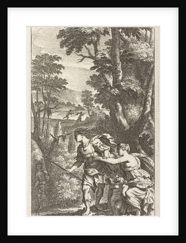 Fleeing shepherd by Pierre Marteau