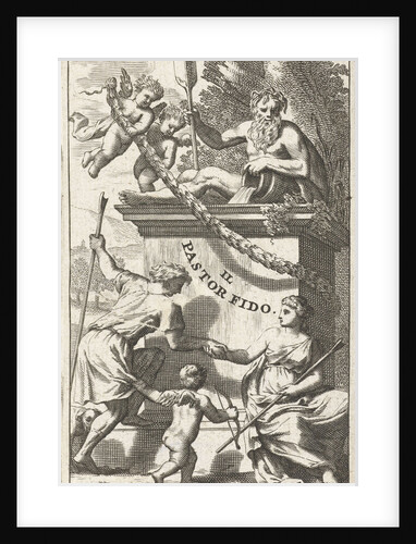 Title page for UK Guarini, Il pastor fido by Pierre Marteau