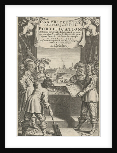 Engineer shows a construction drawing by Lowijs Elzevier III