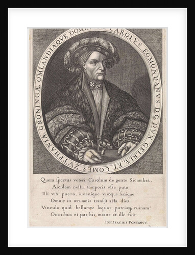 Portrait of Charles of Egmond by Johannes Isacius Pontanus