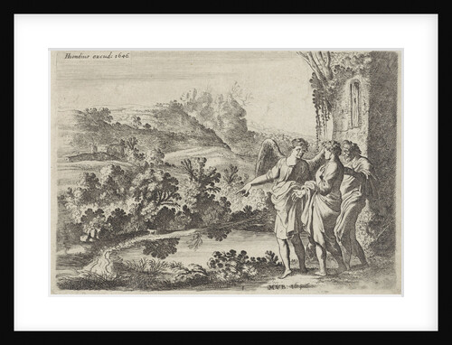 Tobias, Tobit and the Angel by Hendrick Hondius I