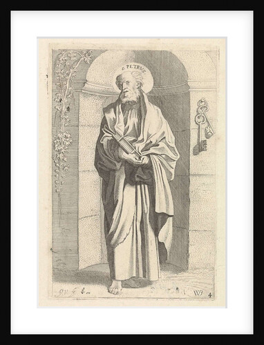 St. Peter by Claes Jansz. Visscher II
