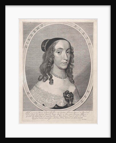 Portrait of Ludovica Christina of Solms-Braunfels by Anonymous