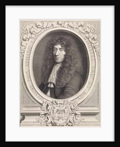 Portrait of Paul-Armand Langlois de Blancfort, maitre d'hotel of Louis XIV by Pieter van Schuppen