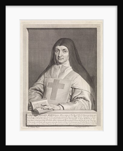 Portrait of Marie Angelique Arnauld by Pieter van Schuppen