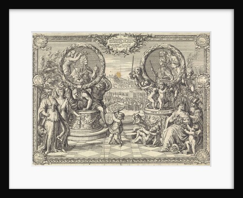 Allegory of the coronation of Joseph I King of Hungary by Justus van den Nijpoort