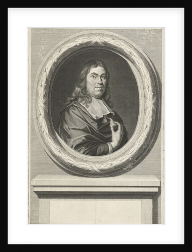 Portrait of Jan de Wys, dealer in dyes in Amsterdam The Netherlands by Johannes Willemsz. Munnickhuysen