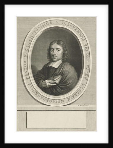 Portrait of Johannes van der Waaijen by Zacharias Blijhooft