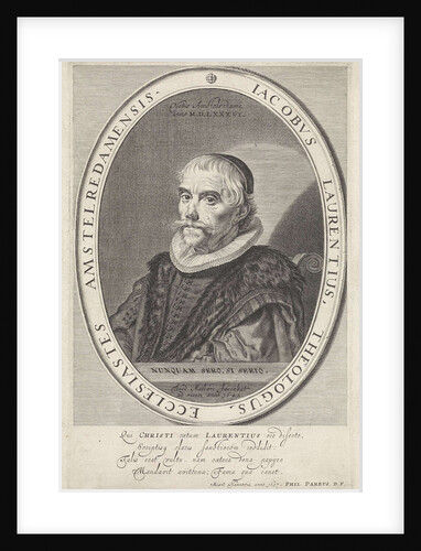 Portrait of James Lawrence by Johannes Philippus Pareus