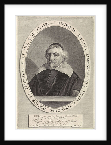 Portrait of André Rivet by Monogrammist JH