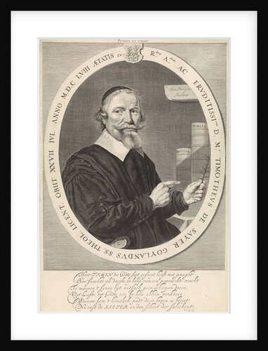 Portrait of Timotheus de Sayer by Monogrammist SC