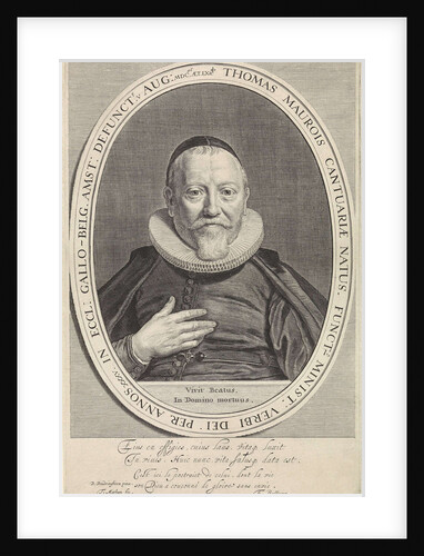 Portrait of Thomas Maurois by F. Bassecour