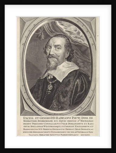 Portrait of Adriaen Pauw by Theodor Matham