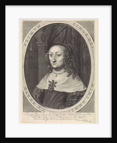 Portrait of Catherine Charlotta, Countess Palatine of Palatinate-Neuburg by Theodor Matham