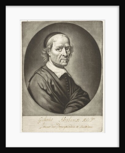 Portrait of Galen Abrahamsz Rooster by Michiel van Musscher